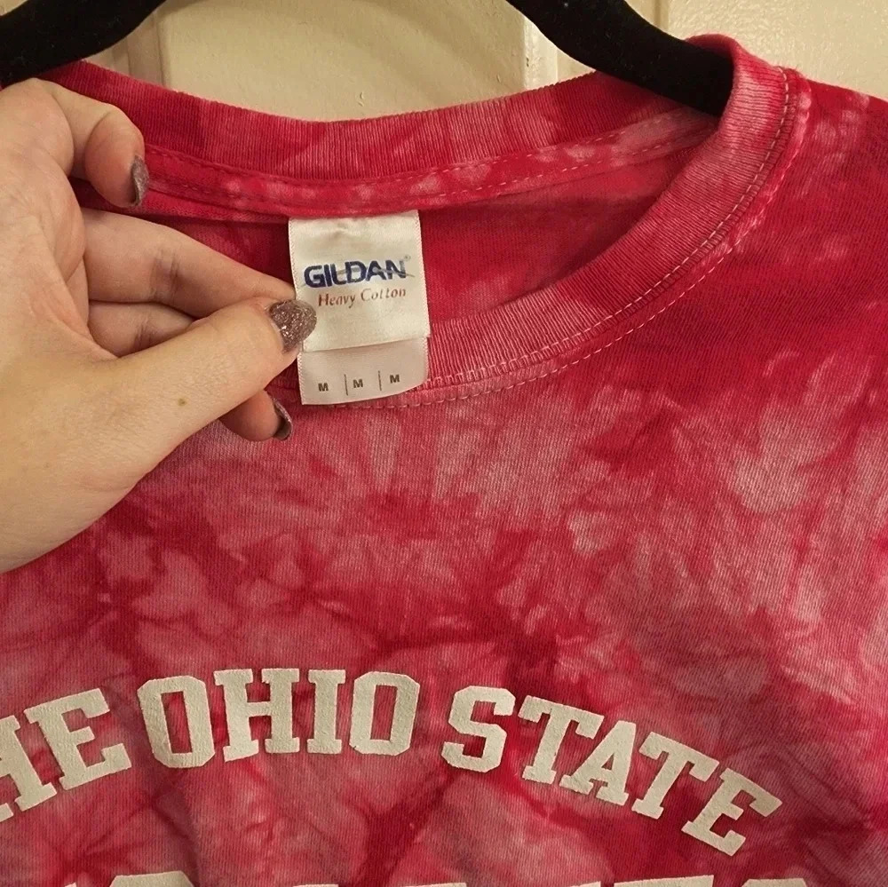 OSU pink tie dye T-shirt MED - Picture 2 of 3